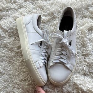 Karl Lagerfeld‎ White Leather Sneakers